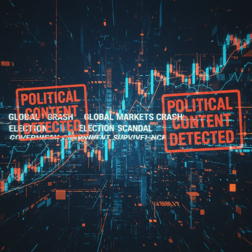 The Hidden Cost of Content Moderation: How Political Filters Distort Financial